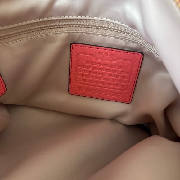 Coach Madison Kara Carryall Bag in Peony - Picture 8 of 14